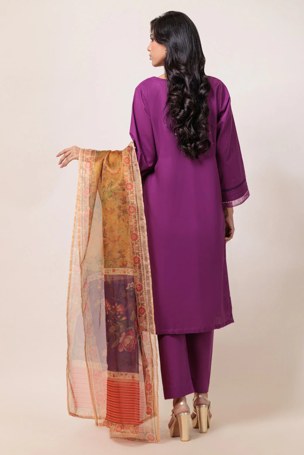 PURPLE-CAMBRIC-3 PIECE (BPS5243P36) - Image 5