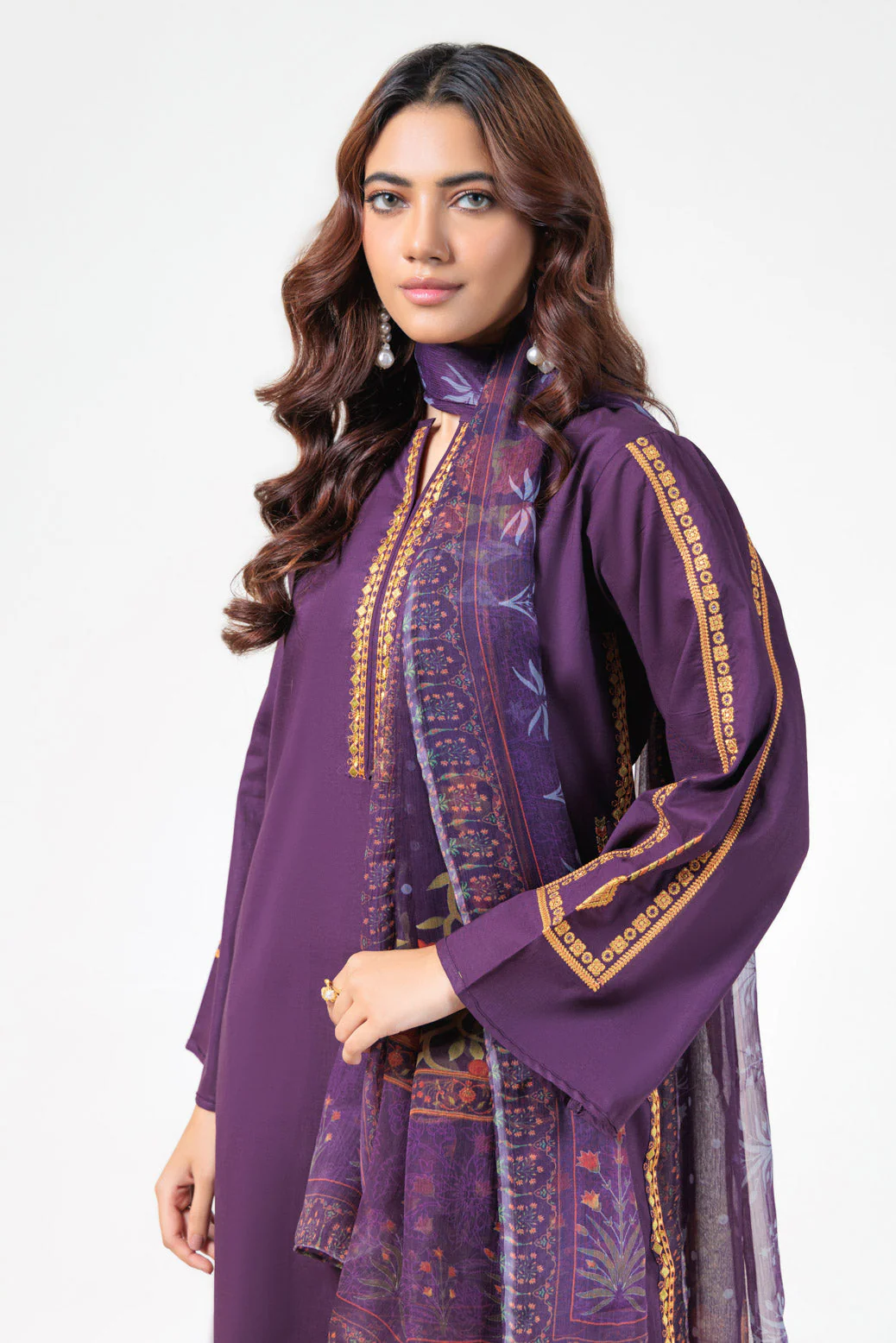 PURPLE-CAMBRIC-3 PIECE (BS2243P14) - Image 2