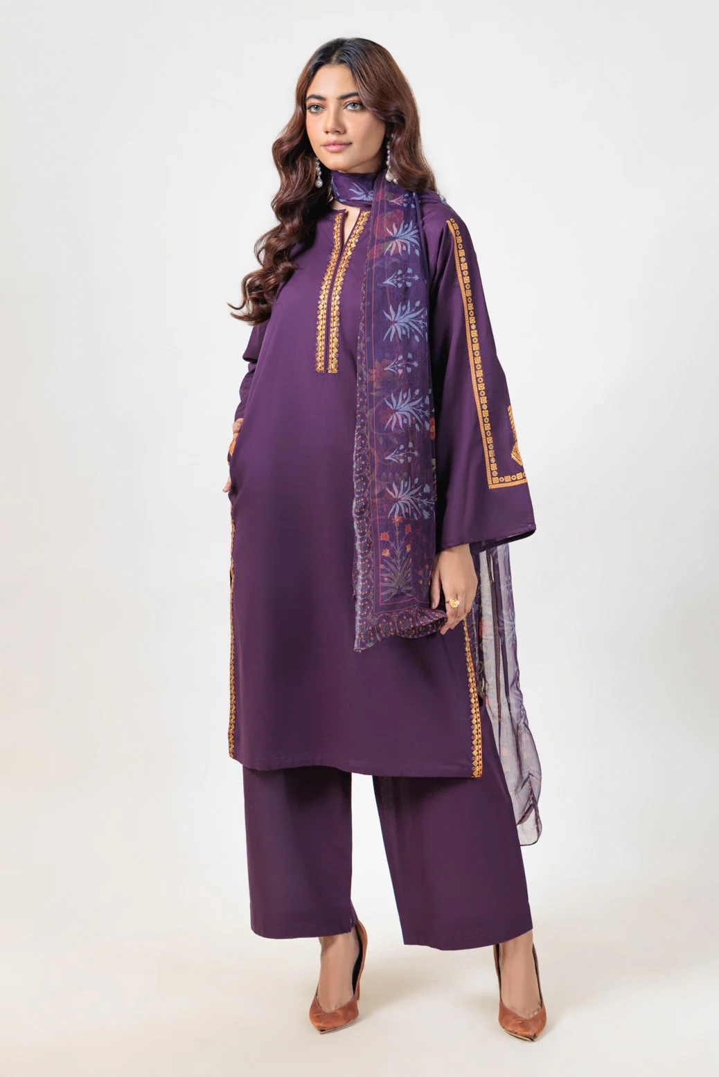 PURPLE-CAMBRIC-3 PIECE (BS2243P14) - Image 4
