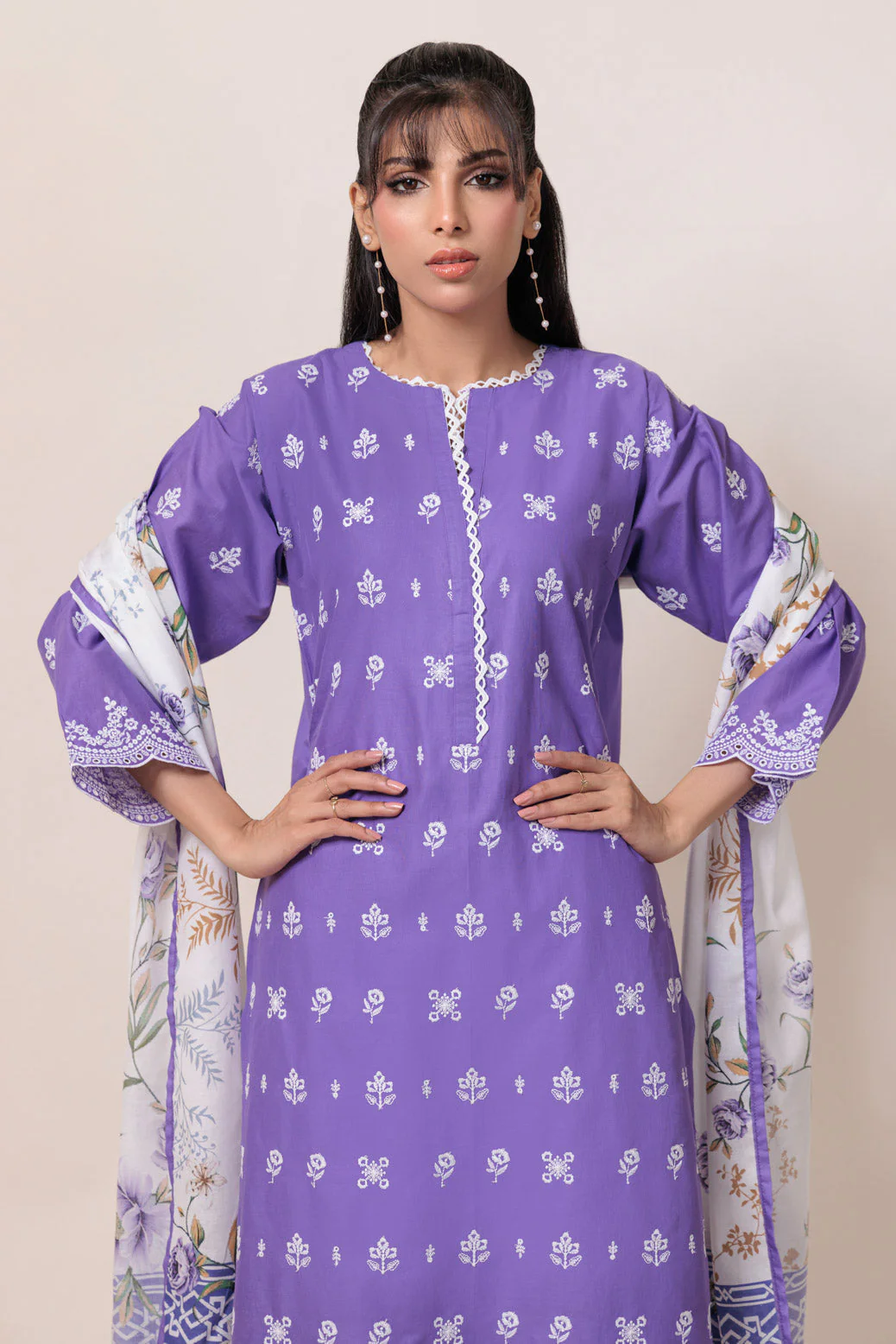 PURPLE-CAMBRIC-3 PIECE (PWS2243P01) - Image 3
