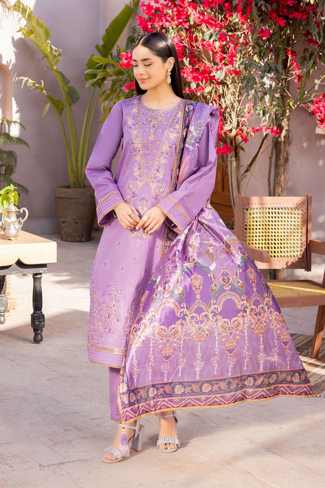 PURPLE-CAMBRIC-3 PIECE (SL1H233P04) - Image 5