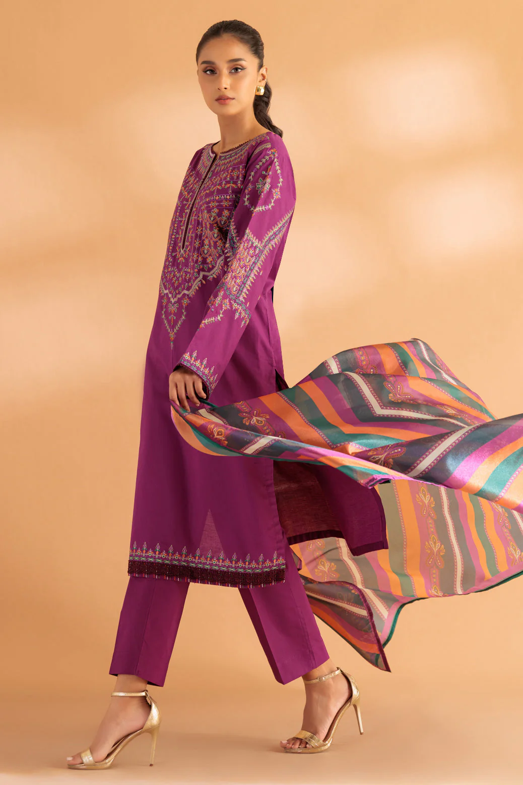 PURPLE-CAMBRIC-3 PIECE (SS5243P17) - Image 4
