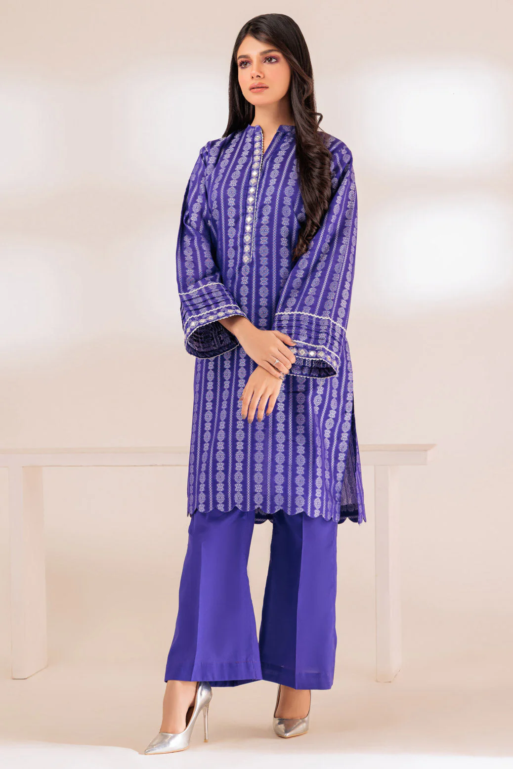PURPLE-DOBBY-2 PIECE (SAS232P40) - Image 3