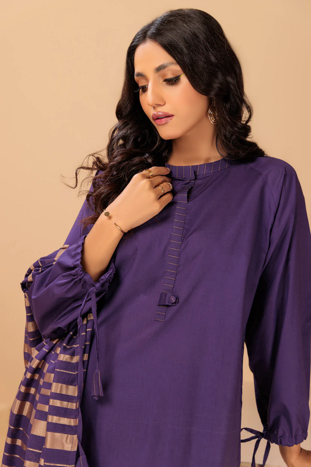 PURPLE-DOBBY-3 PIECE (SSS233P78) - Image 2