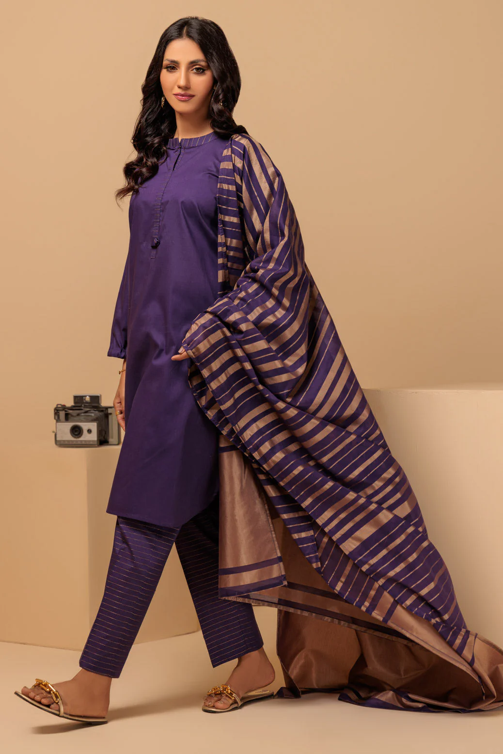 PURPLE-DOBBY-3 PIECE (SSS233P78) - Image 3