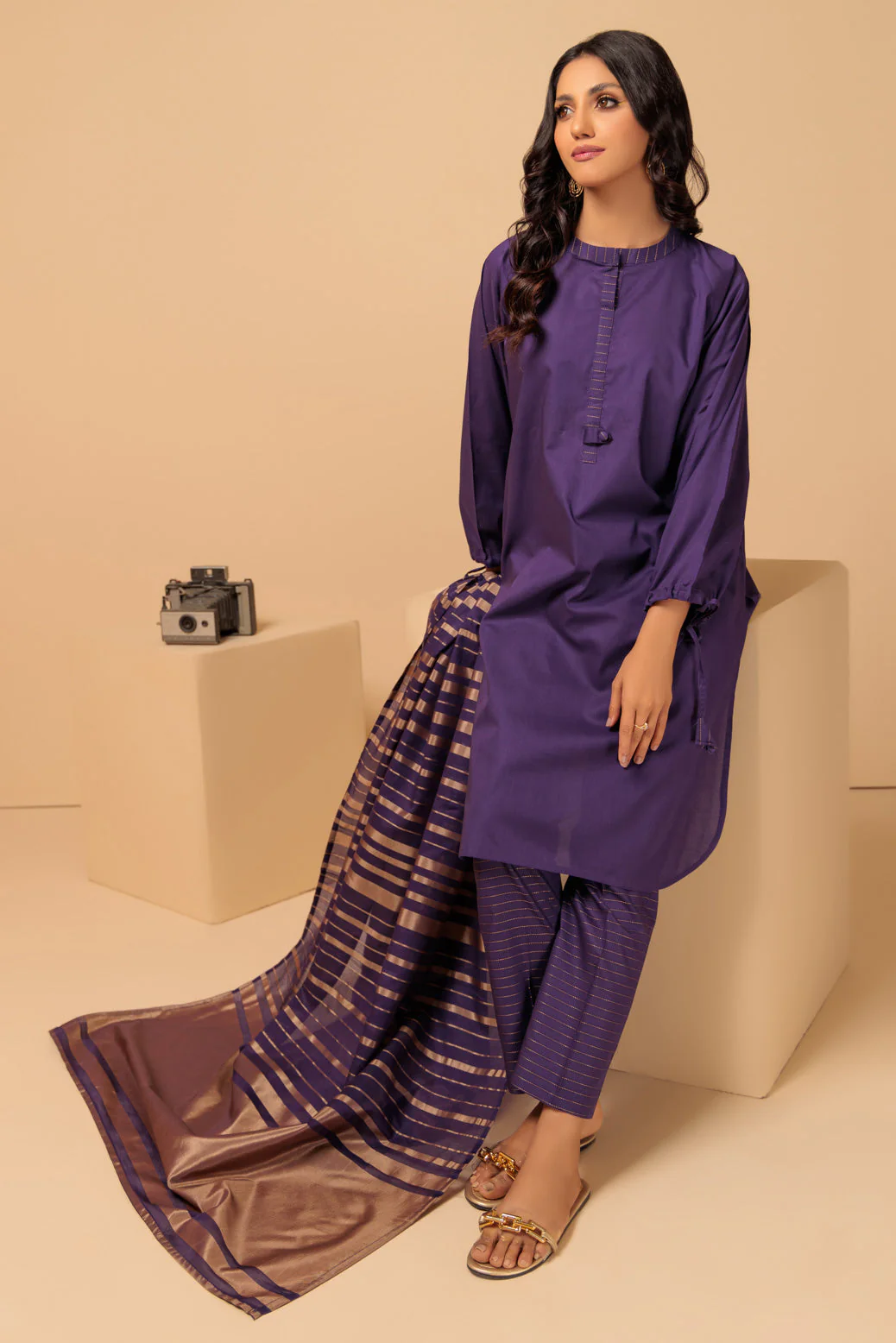 PURPLE-DOBBY-3 PIECE (SSS233P78) - Image 4