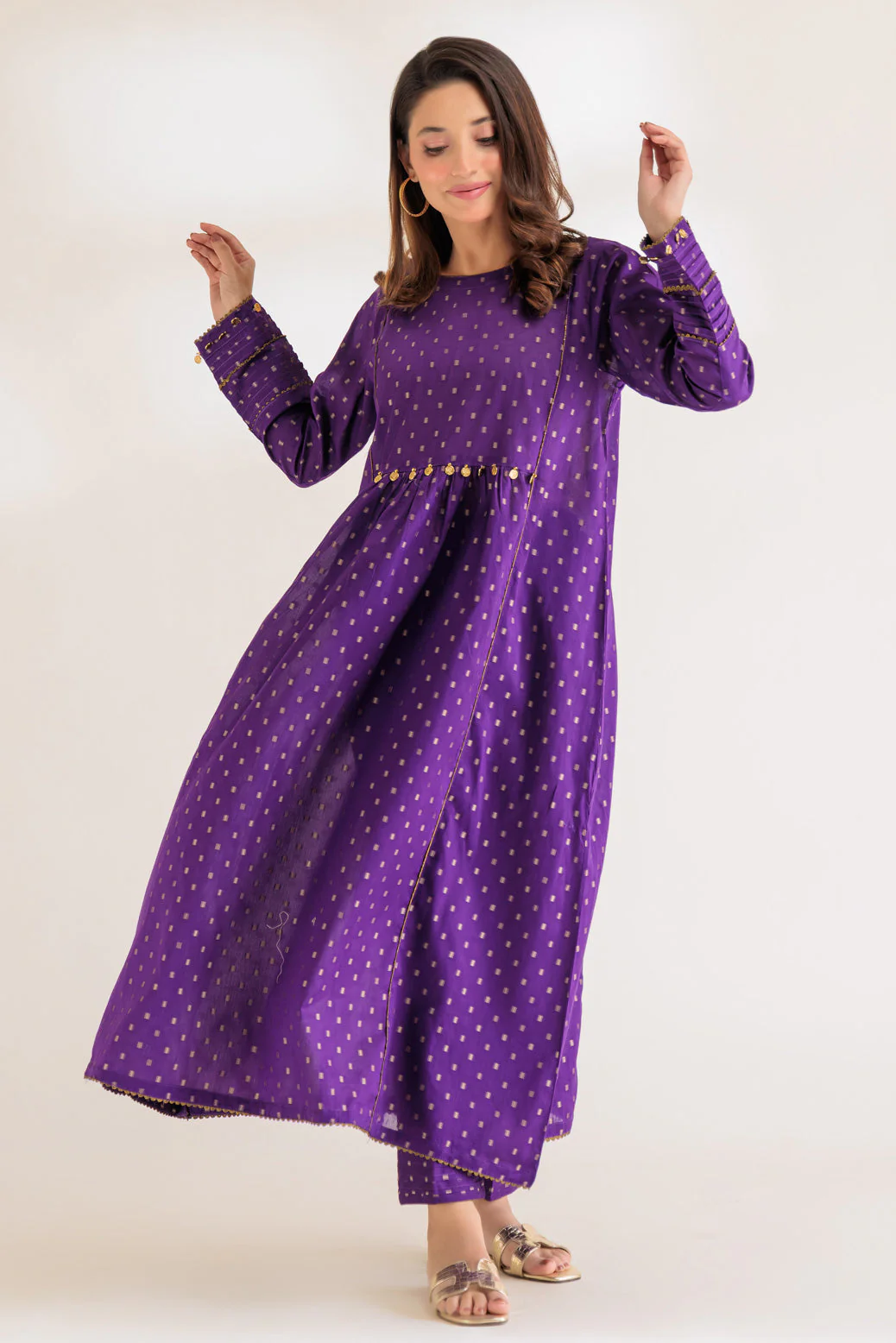 PURPLE-JACQUARD-2 PIECE (BSAS232P12) - Image 3