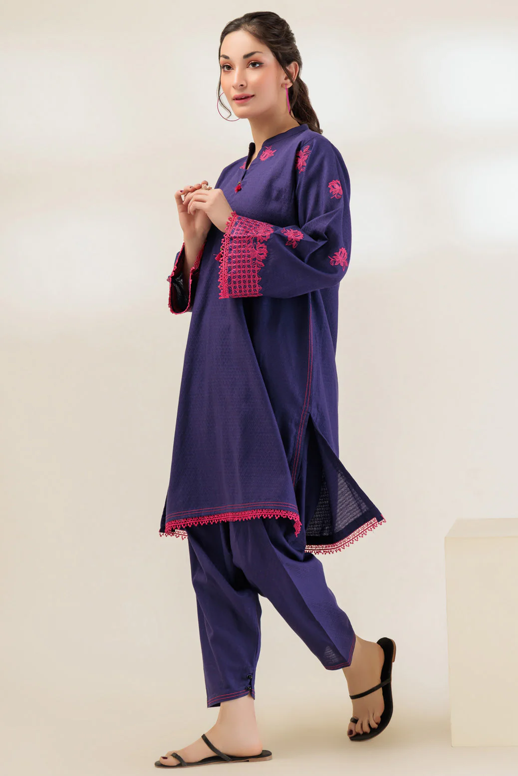 PURPLE-JACQUARD-2 PIECE (PWS6232P04) - Image 3