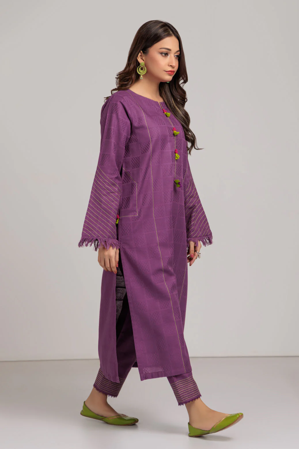 PURPLE-JACQUARD-2 PIECE (SJS222P02) - Image 3