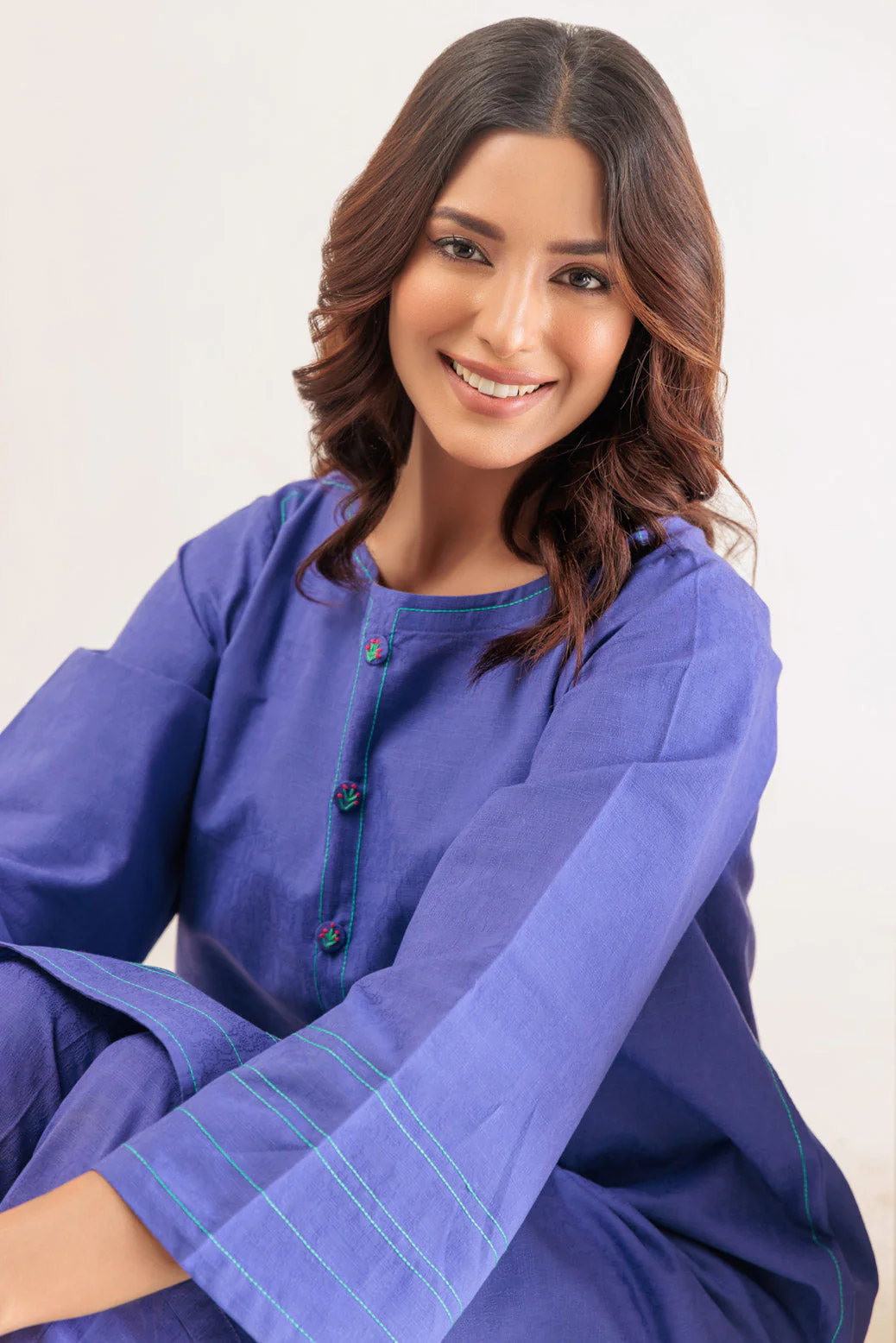 PURPLE-JACQUARD-2 PIECE (WA6232P07) - Image 2