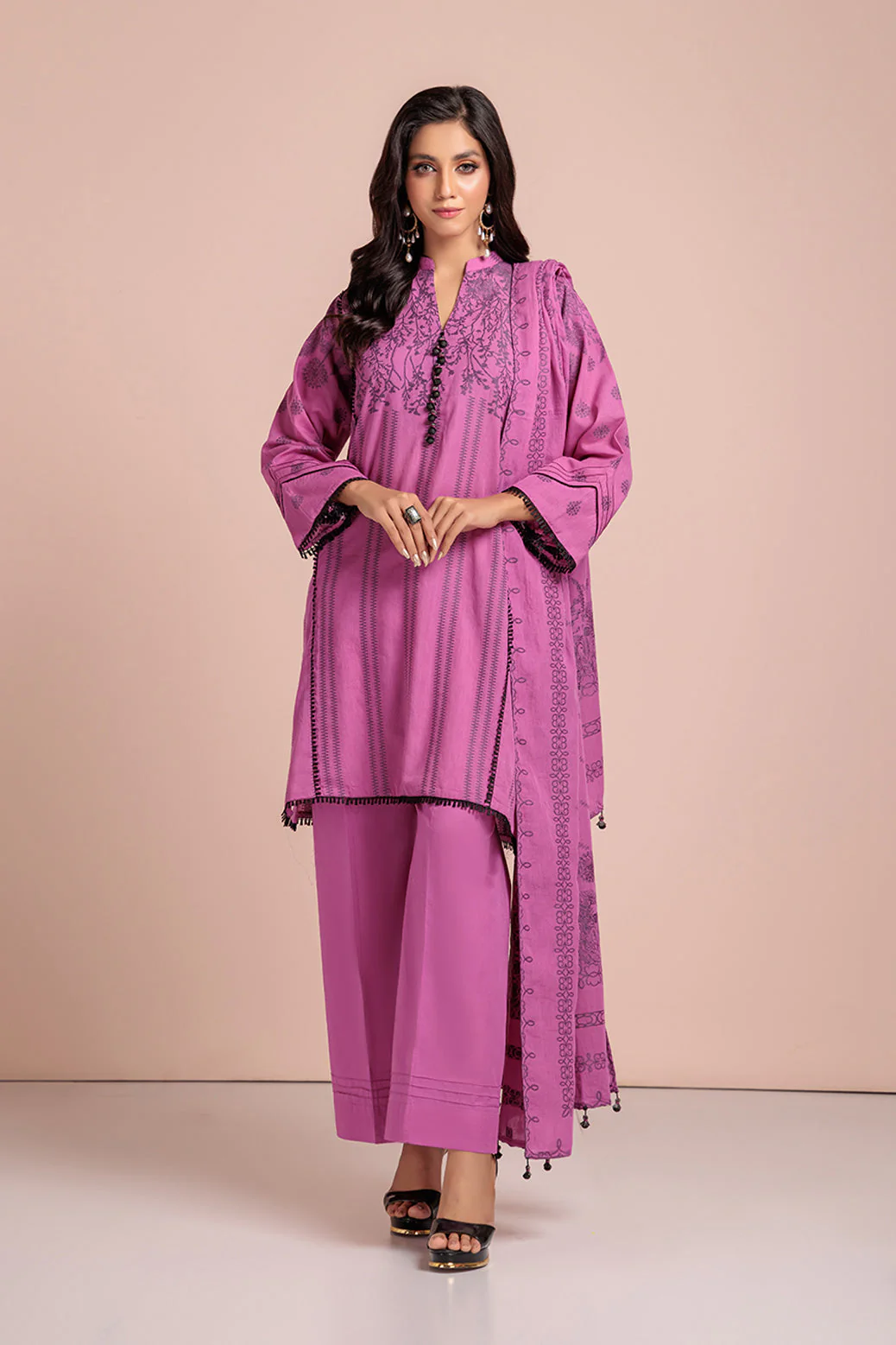 PURPLE-JACQUARD-3 PIECE (PWJ3233P05) - Image 4