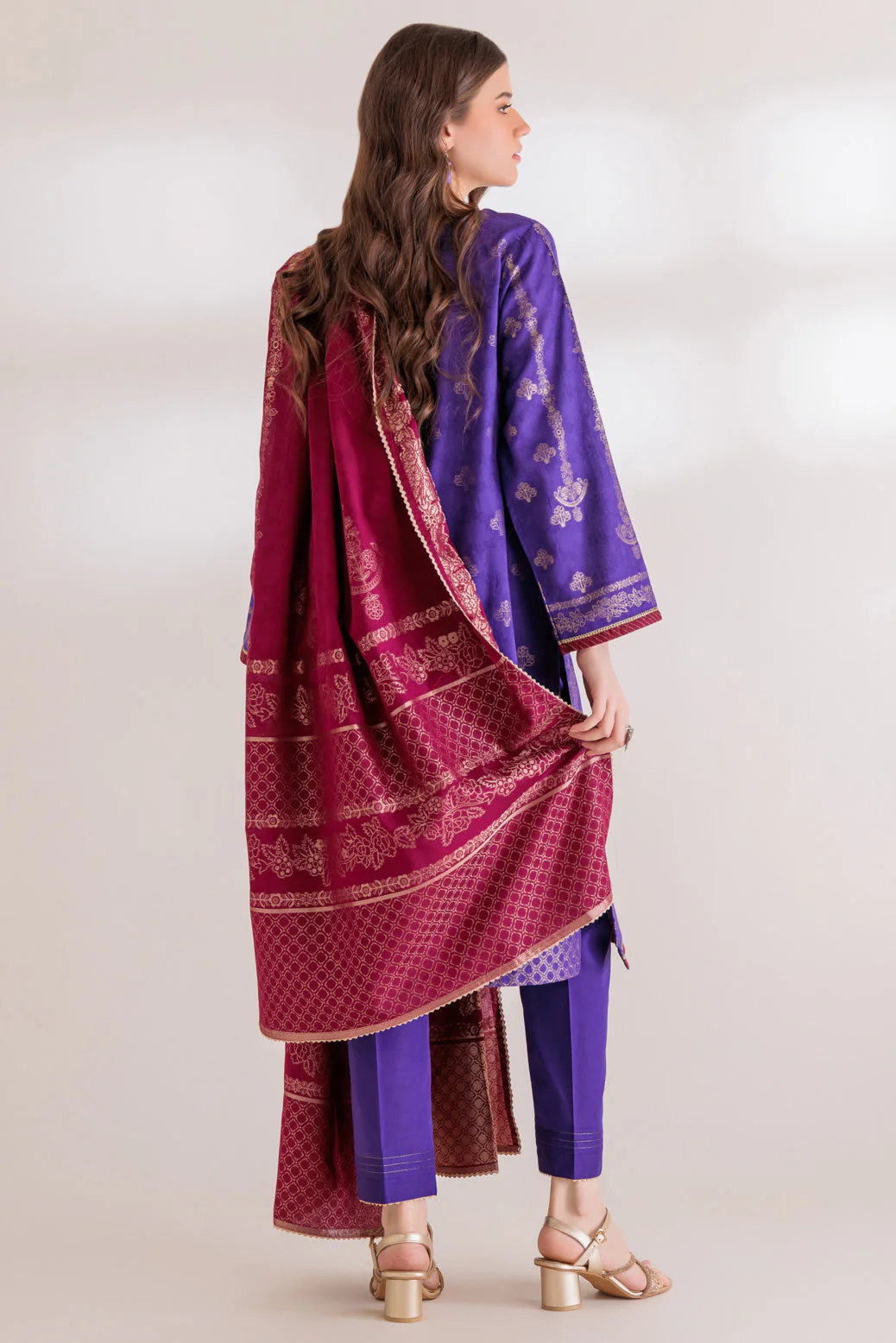 PURPLE-JACQUARD-3 PIECE (PWJ5233P04) - Image 4