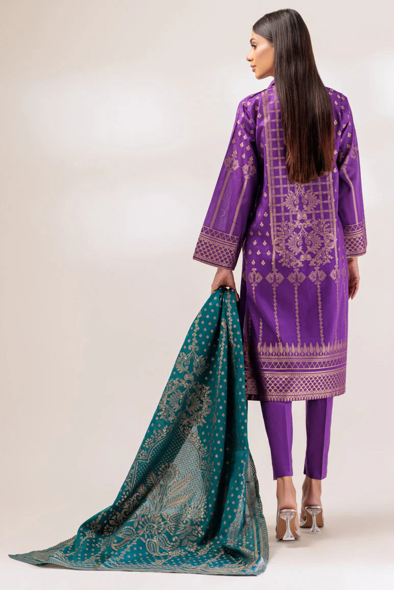 PURPLE-JACQUARD-3 PIECE (PWJ5233P09) - Image 5