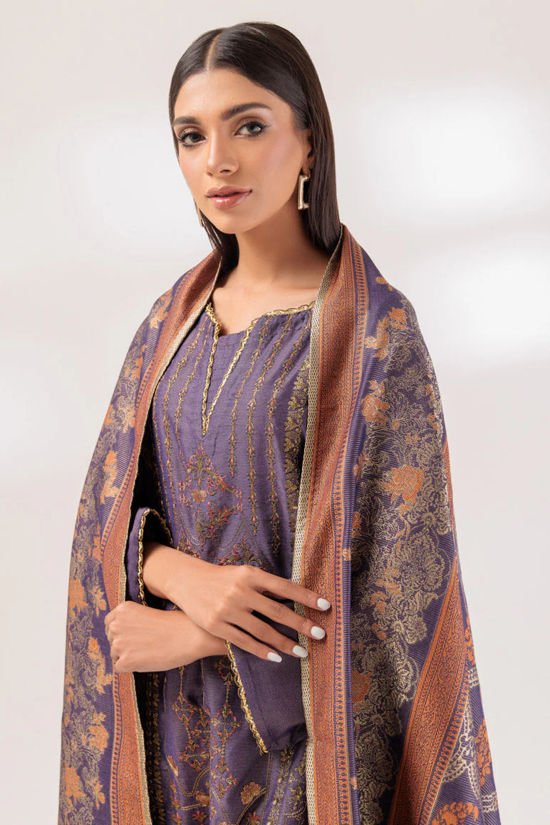 PURPLE-JACQUARD-3 PIECE (PWS5233P13) - Image 4