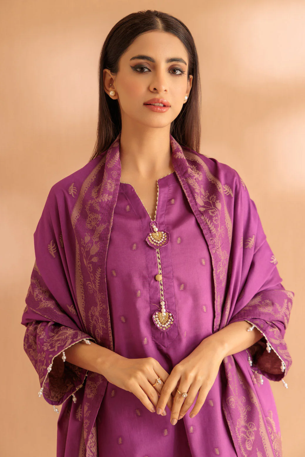 PURPLE-JACQUARD-3 PIECE (SJ1243P08) - Image 2