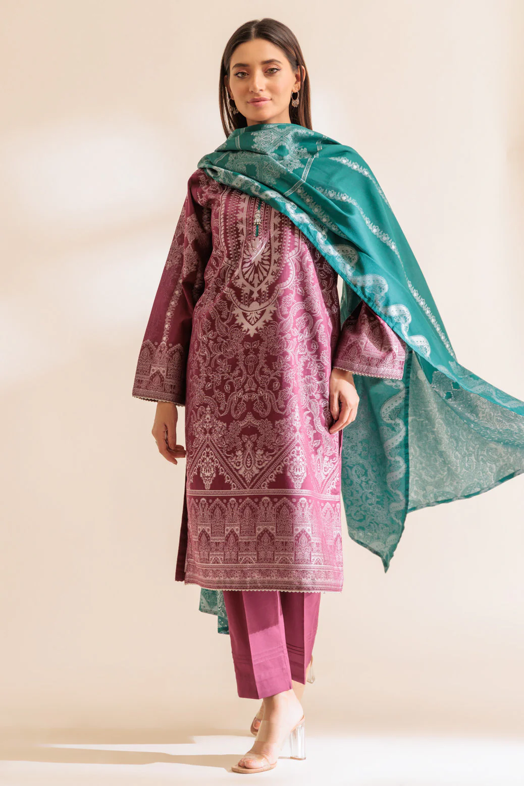 PURPLE-JACQUARD-3 PIECE (SJ5243P04) - Image 4