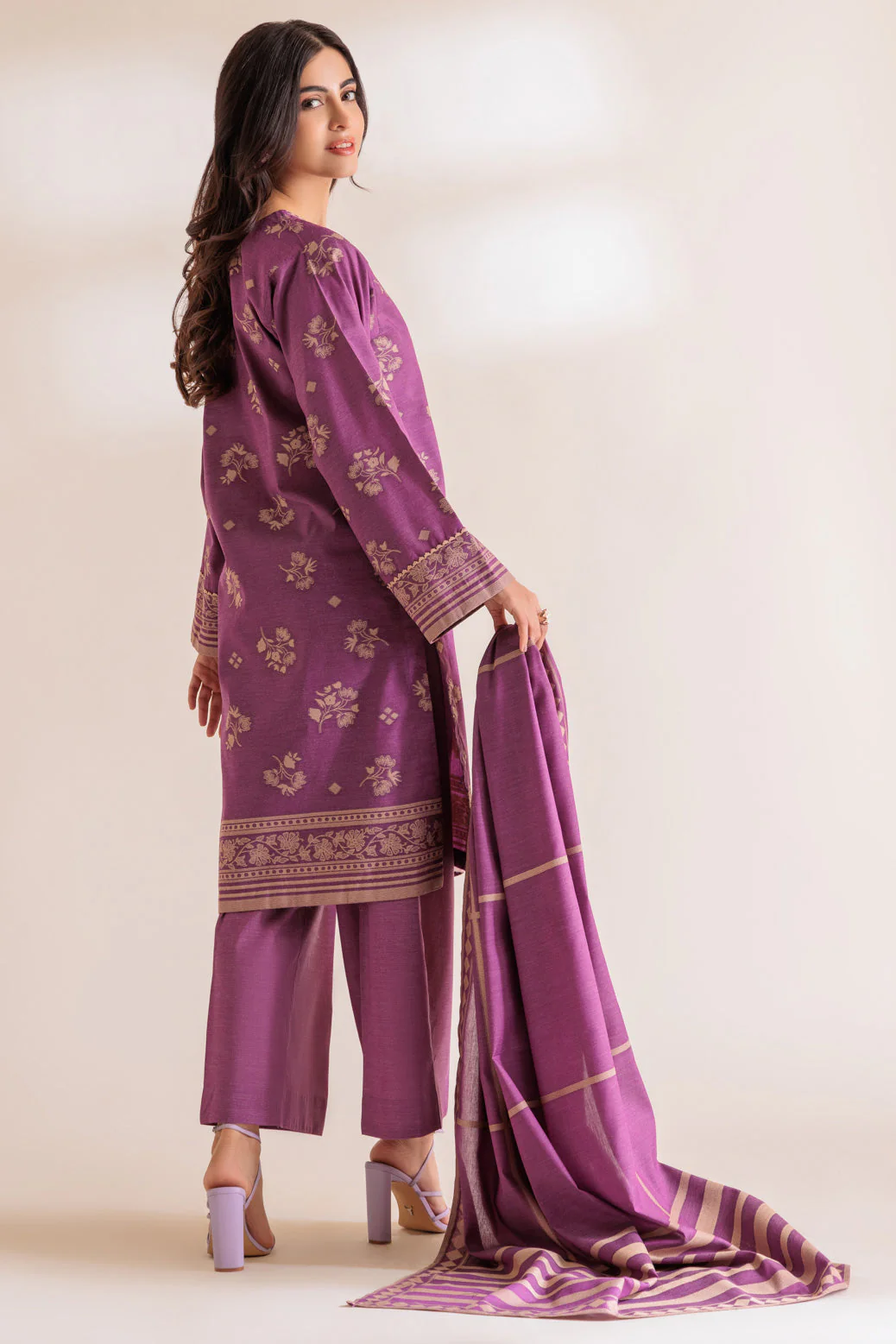 PURPLE-JACQUARD-3 PIECE (SS2243P21) - Image 5