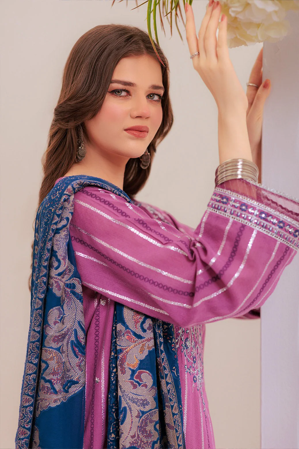 PURPLE-JACQUARD-3 PIECE (SS5243P41) - Image 3