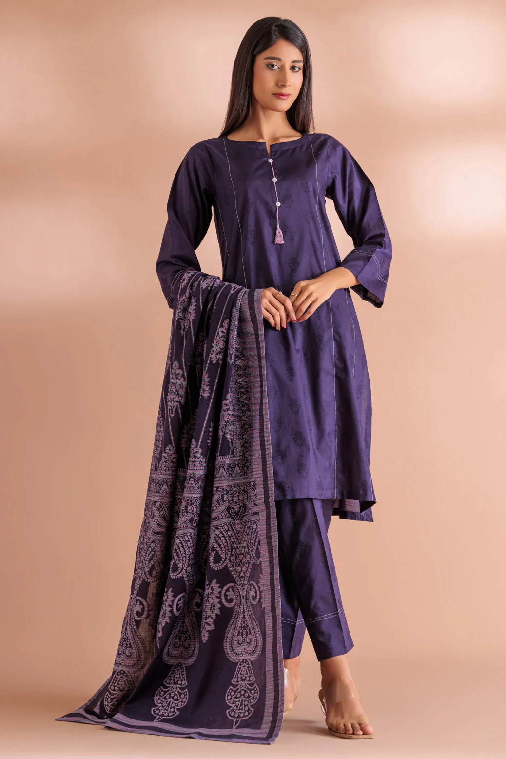 PURPLE-JACQUARD-3 PIECE (WS5233P11) - Image 4