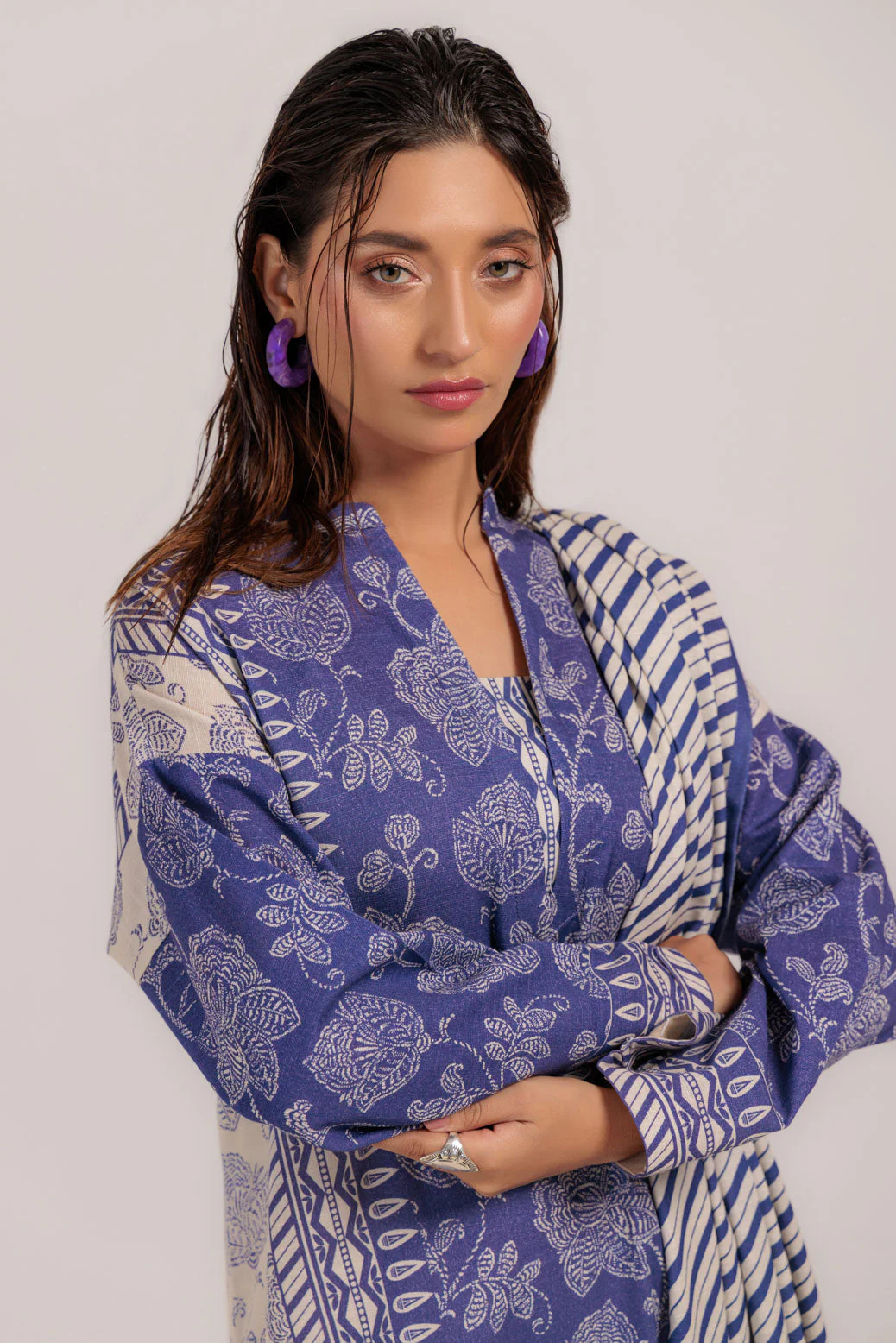 PURPLE-KHADDAR-3 PIECE (WS2243P37) - Image 4
