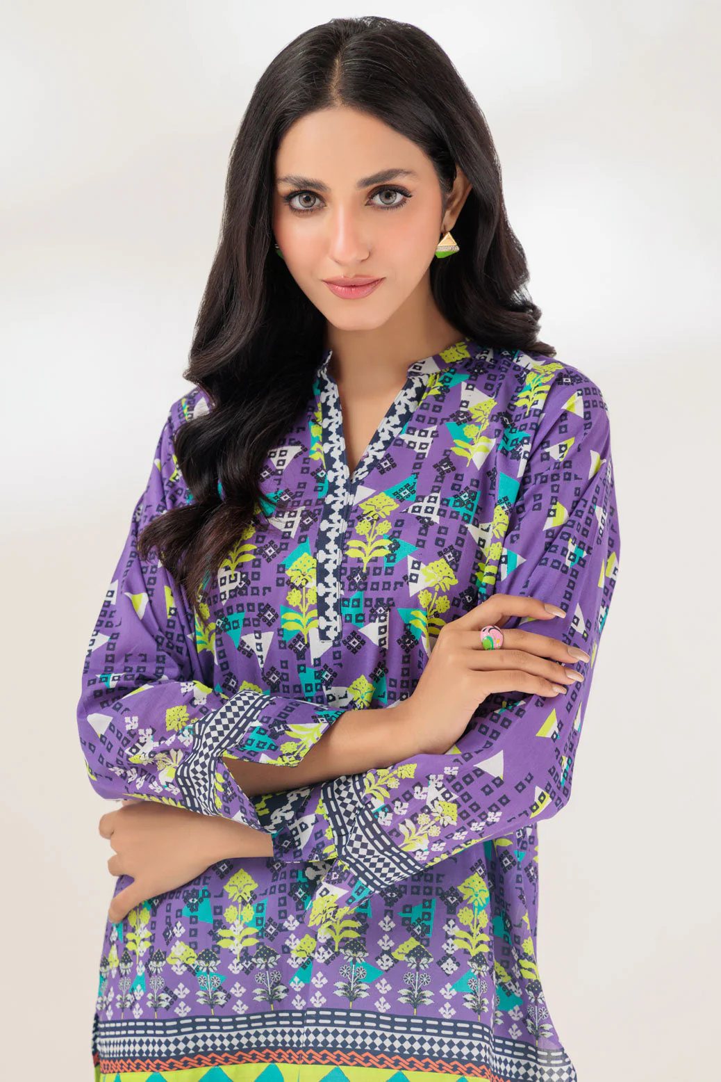 PURPLE-LAWN-1 PIECE (SAK231P37) - Image 2