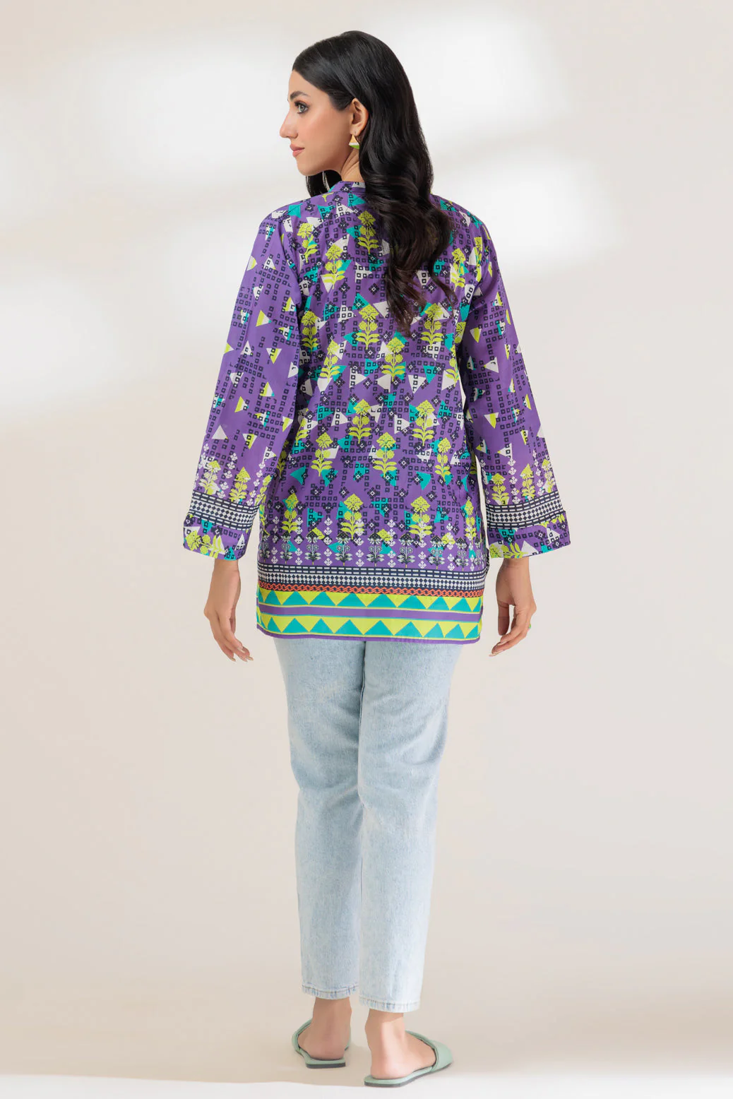 PURPLE-LAWN-1 PIECE (SAK231P37) - Image 3
