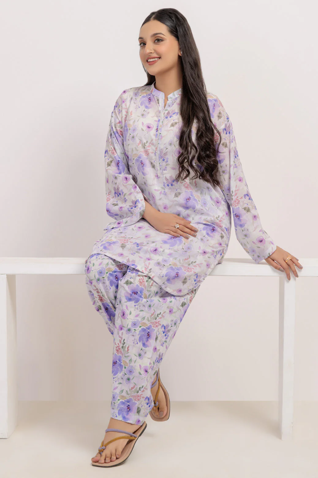 PURPLE-LAWN-2 PIECE (BPS6242P01) - Image 2