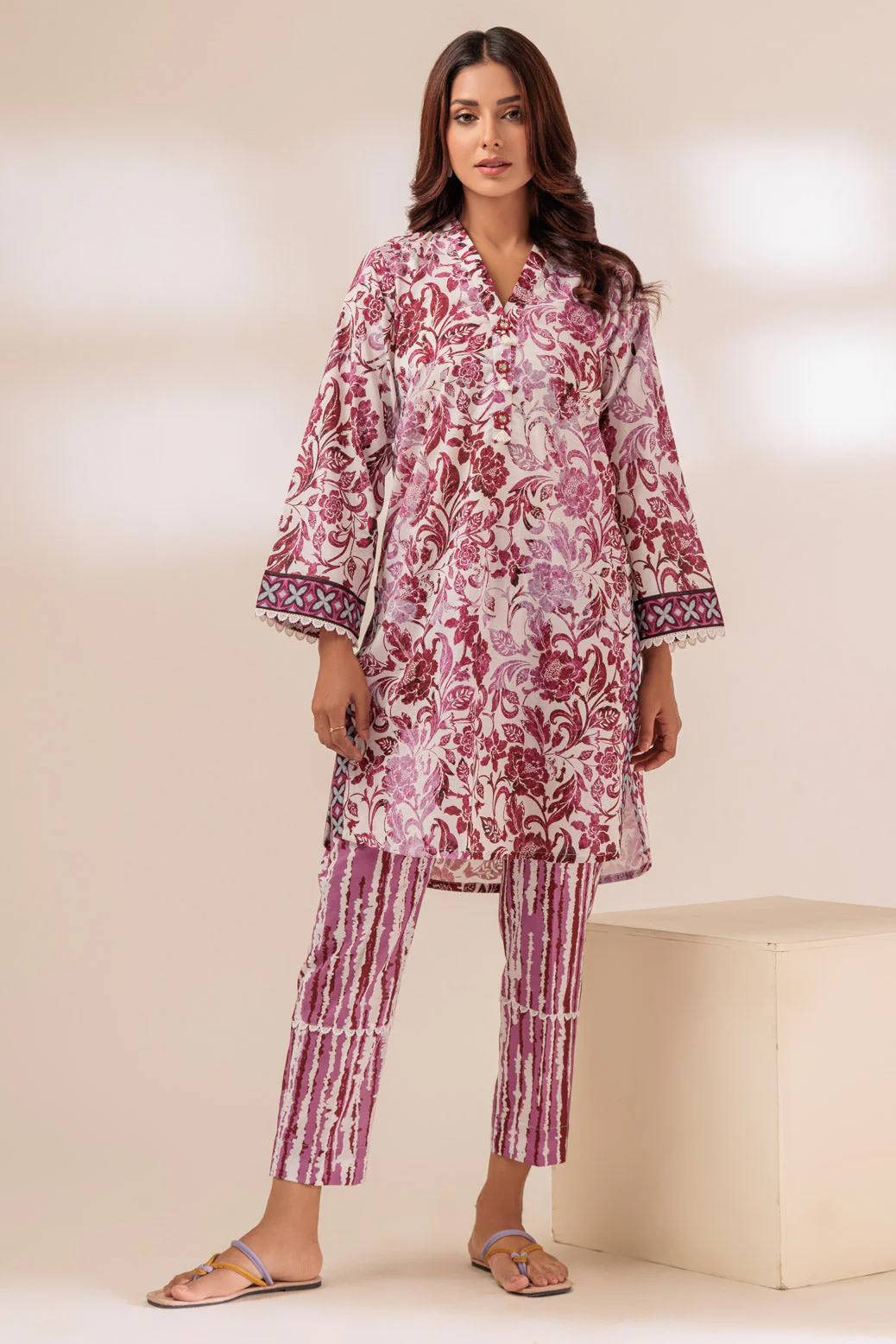 PURPLE-LAWN-2 PIECE (PWS3232P09) - Image 3