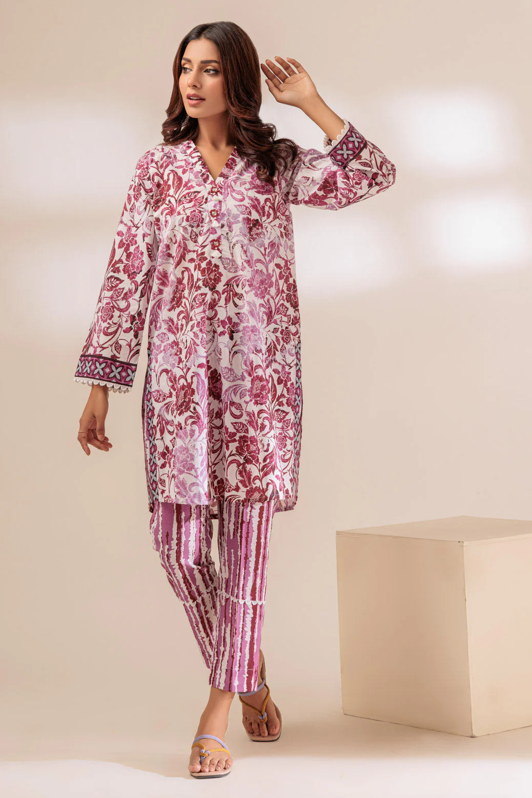 PURPLE-LAWN-2 PIECE (PWS3232P09) - Image 4