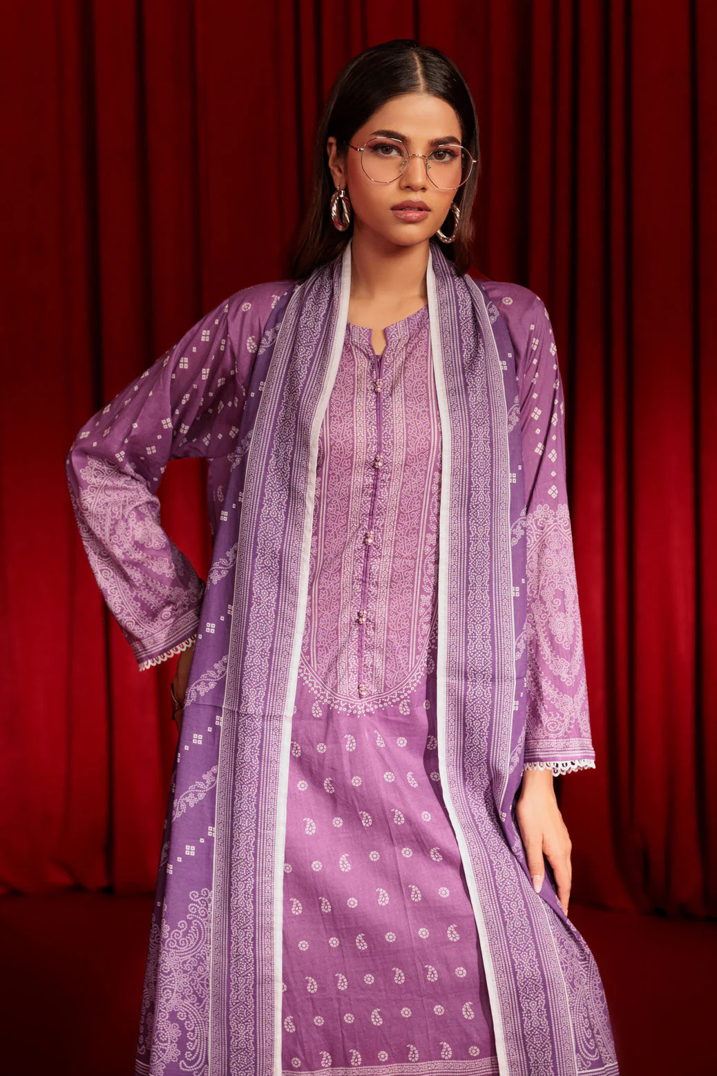 PURPLE-LAWN-3 PIECE (BPS2243P15) - Image 2