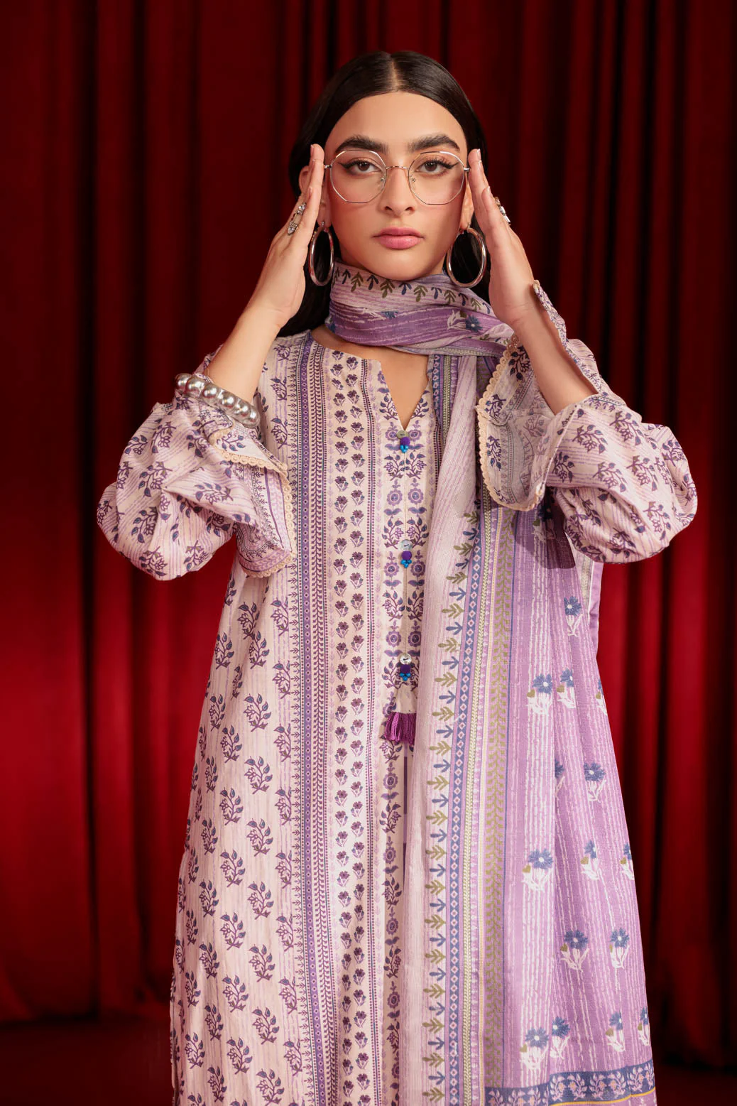 PURPLE-LAWN-3 PIECE (PWS6243P15) - Image 2