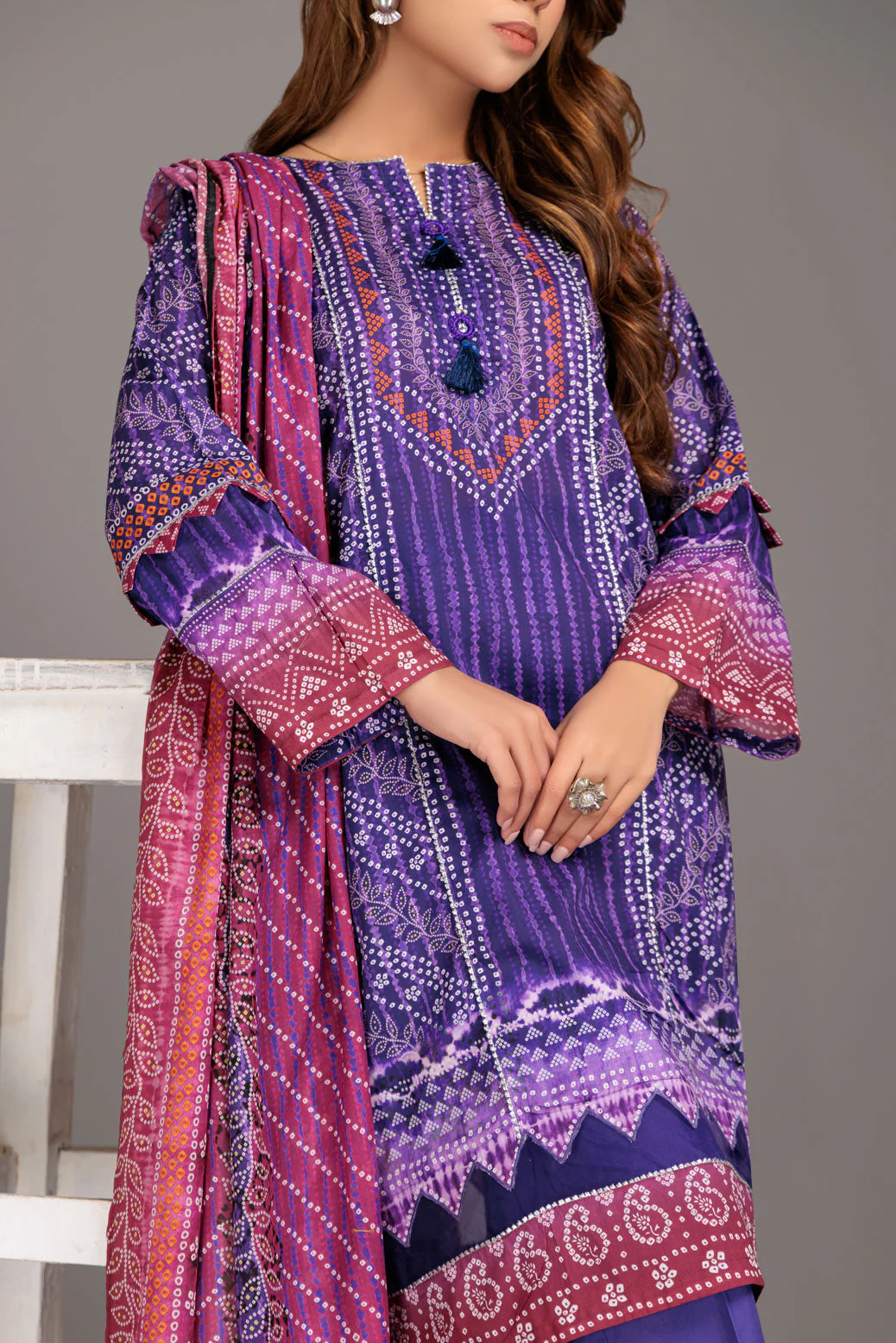 PURPLE-LAWN-3 PIECE (SSS233P02) - Image 3
