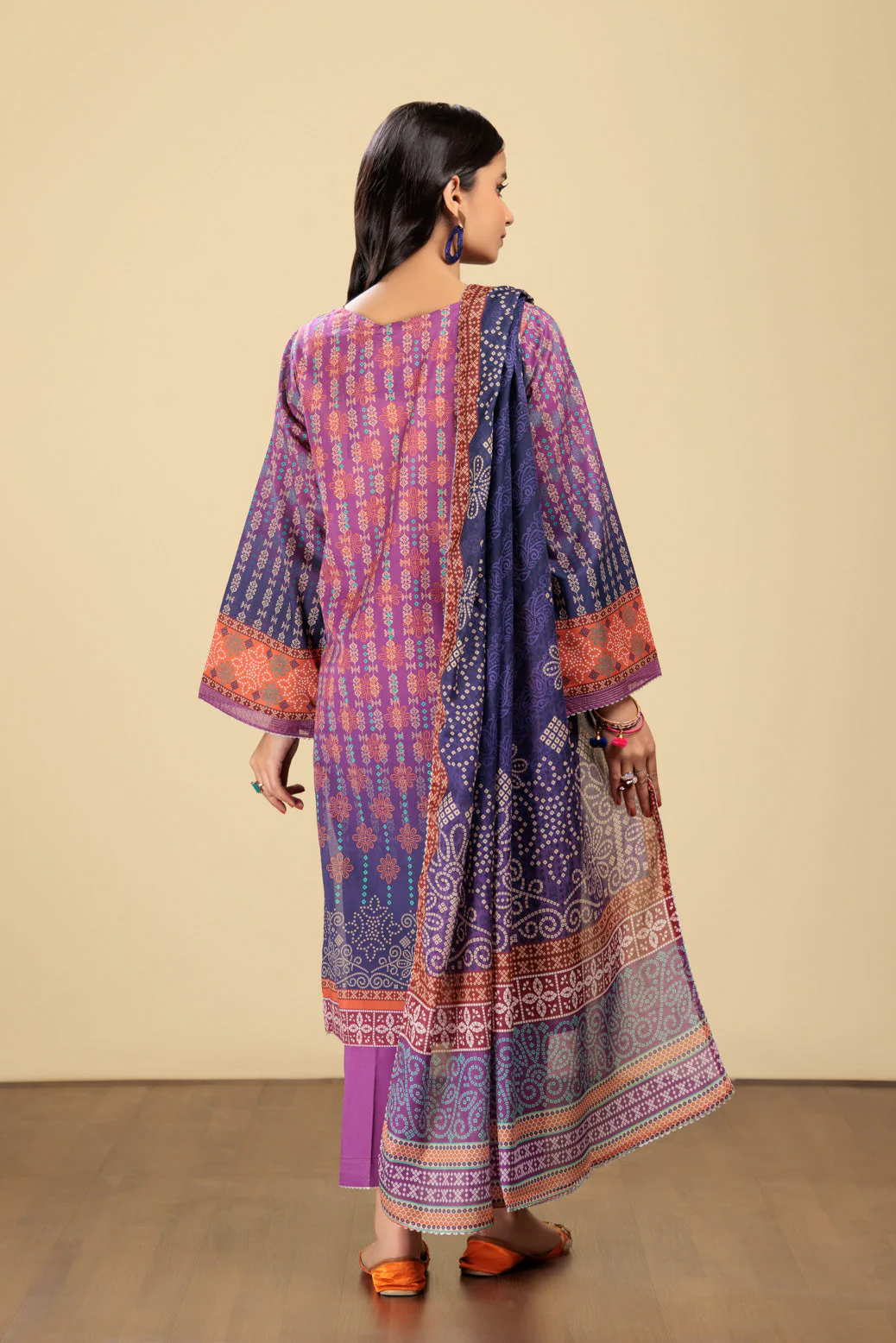 PURPLE-LAWN-3 PIECE (SSS233P07) - Image 4