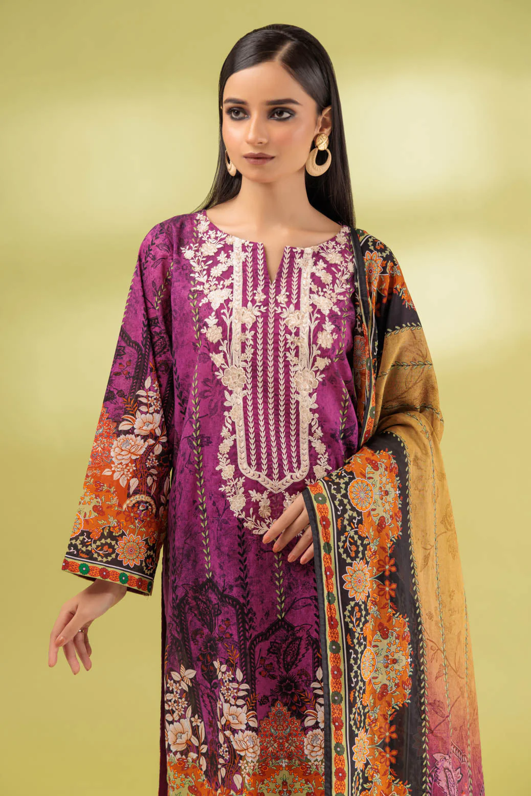 PURPLE-LAWN-3 PIECE (SSS233P114) - Image 3