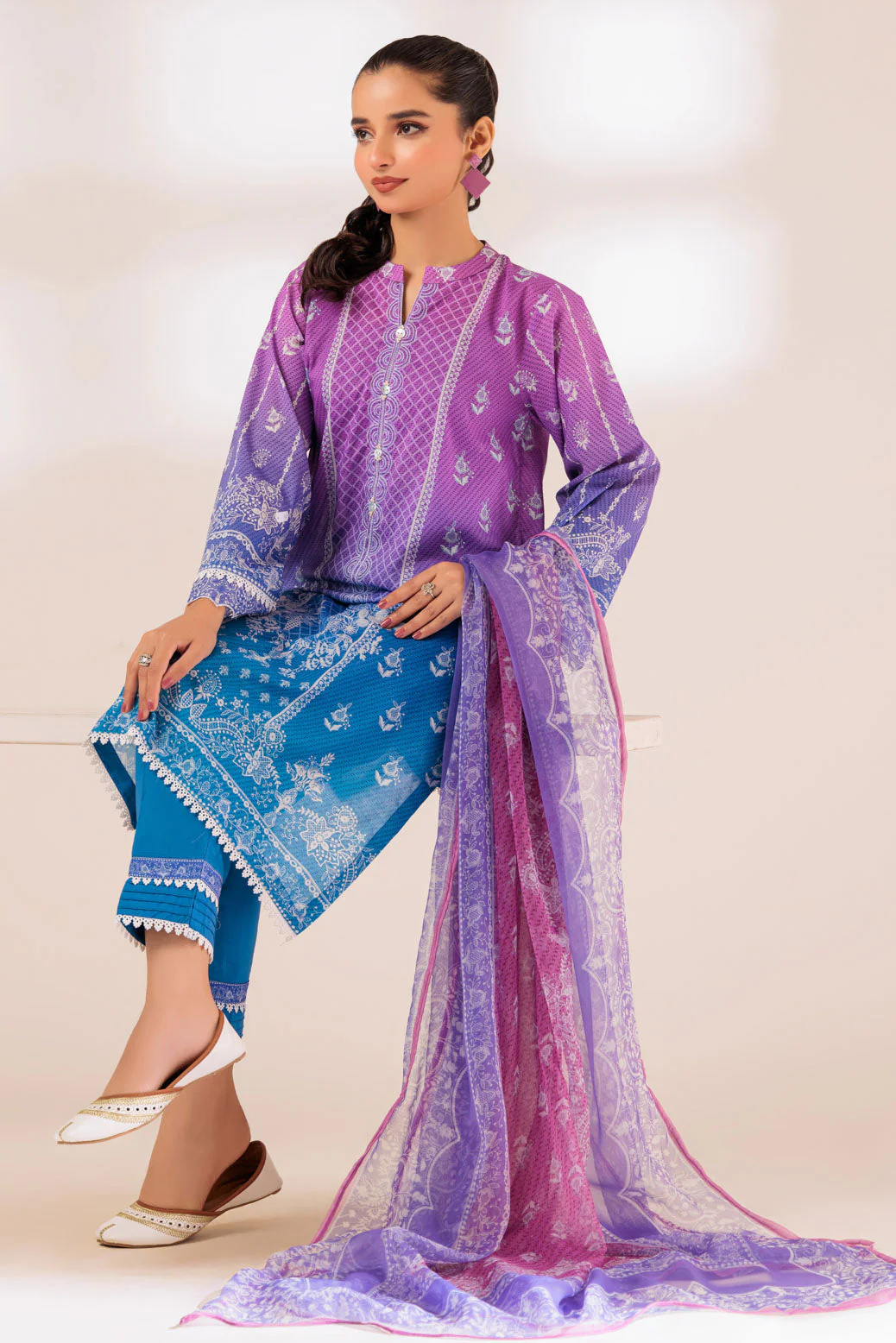 PURPLE-LAWN-3 PIECE (SSS233P122) - Image 2