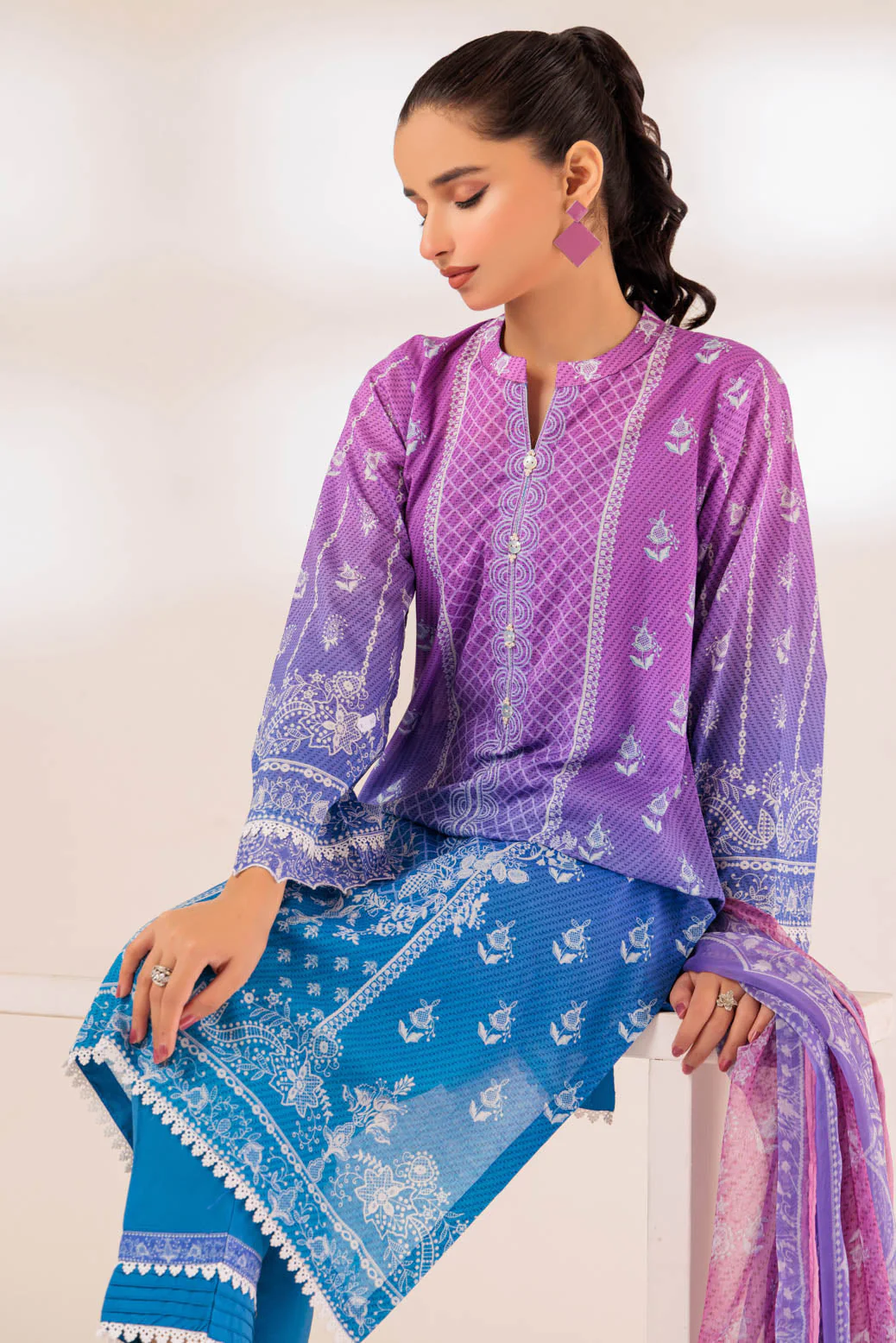 PURPLE-LAWN-3 PIECE (SSS233P122) - Image 4