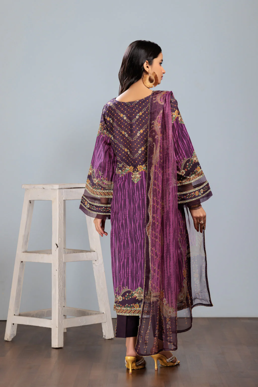 PURPLE-LAWN-3 PIECE (SSS233P46) - Image 4