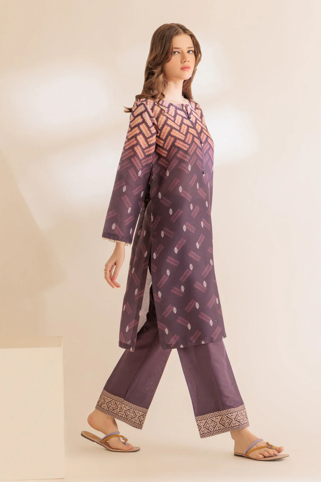 PURPLE-SHIMMERY-2 PIECE (SS2242P31) - Image 4