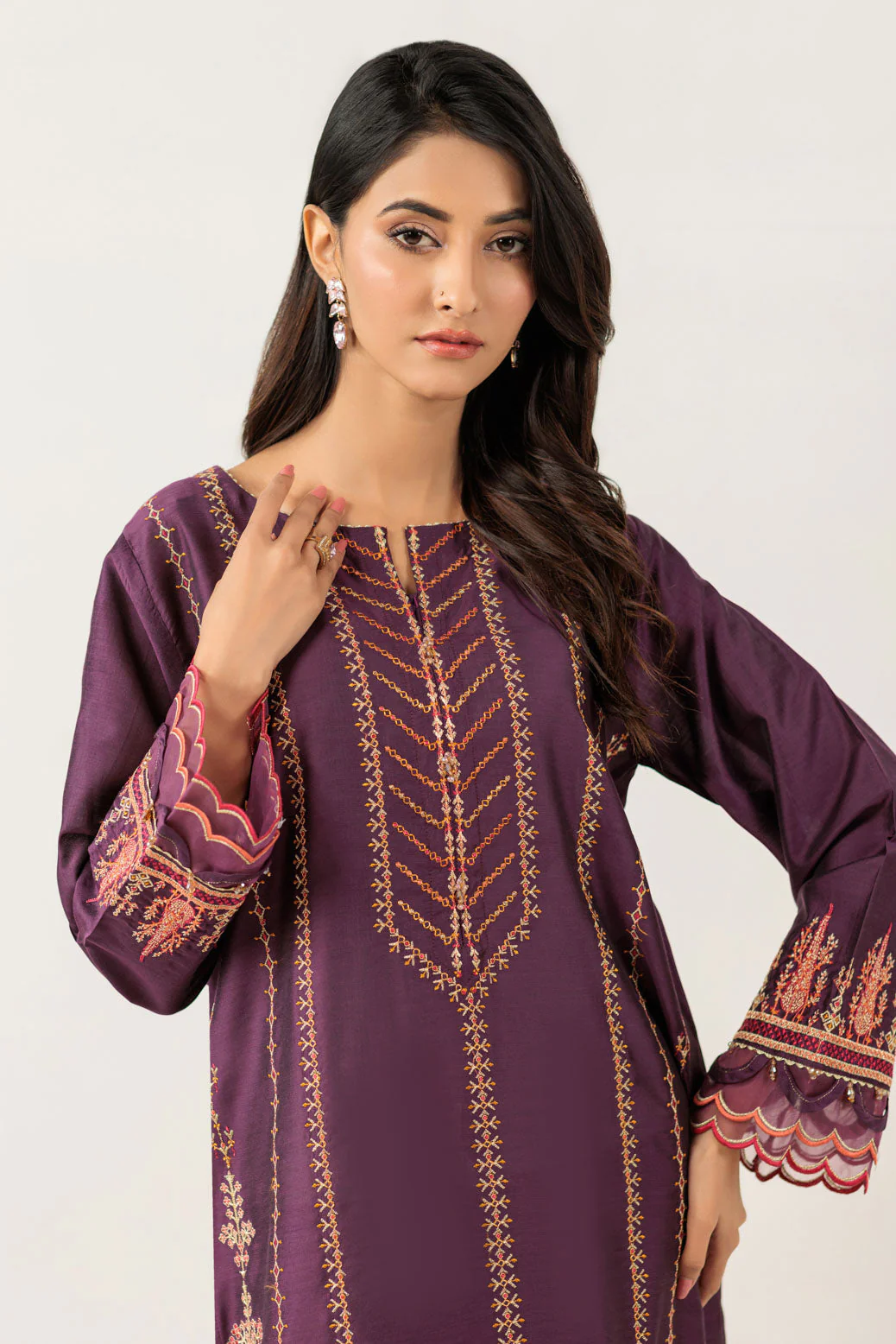 PURPLE-SILK-2 PIECE (PWS6242P08) - Image 2