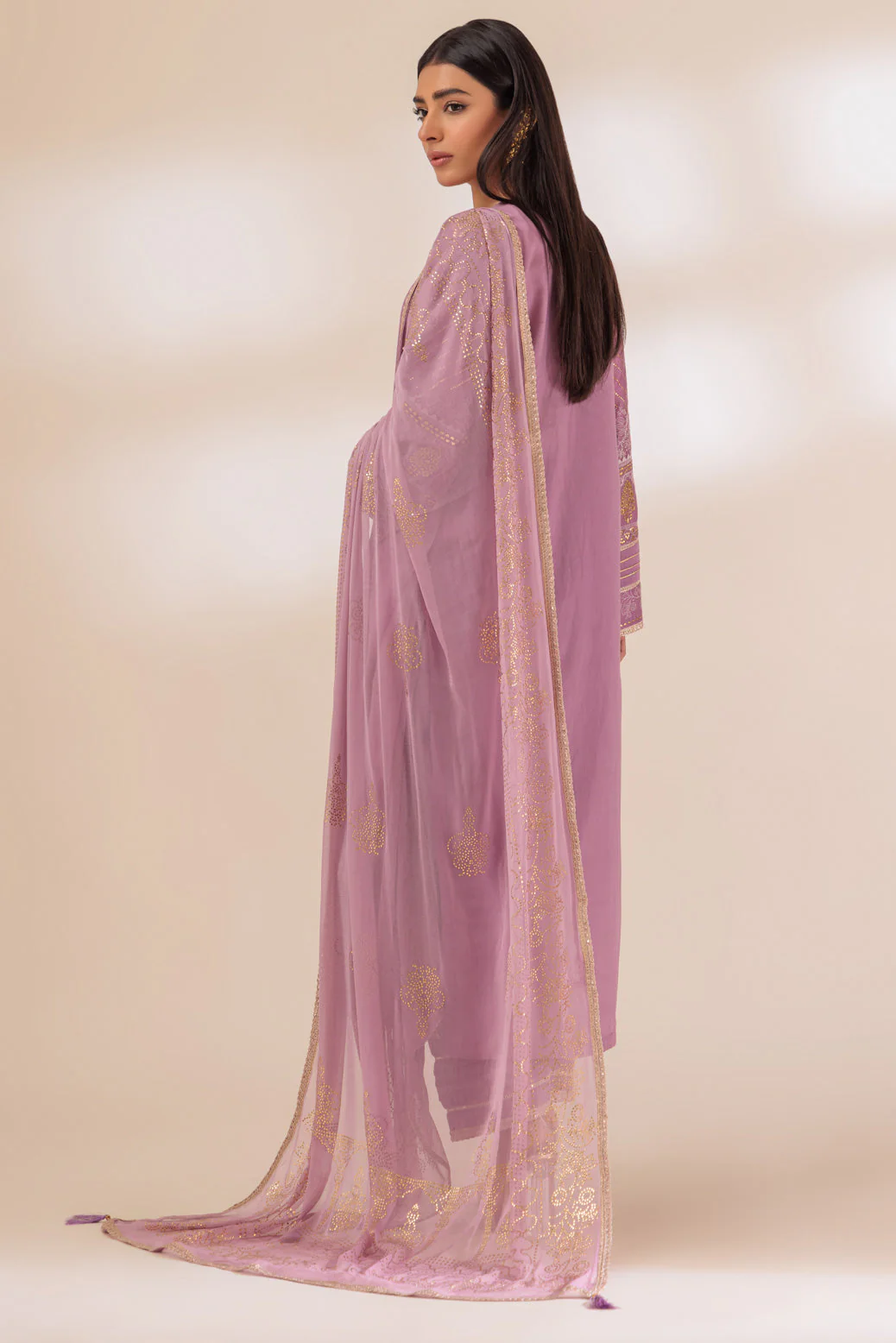 PURPLE-VISCOSE-3 PIECE (BSHS233P04) - Image 3