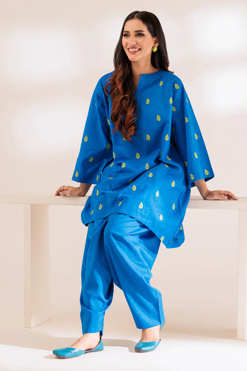 R-BLUE-JACQUARD-2 PIECE (BRAK232P03) - Image 3