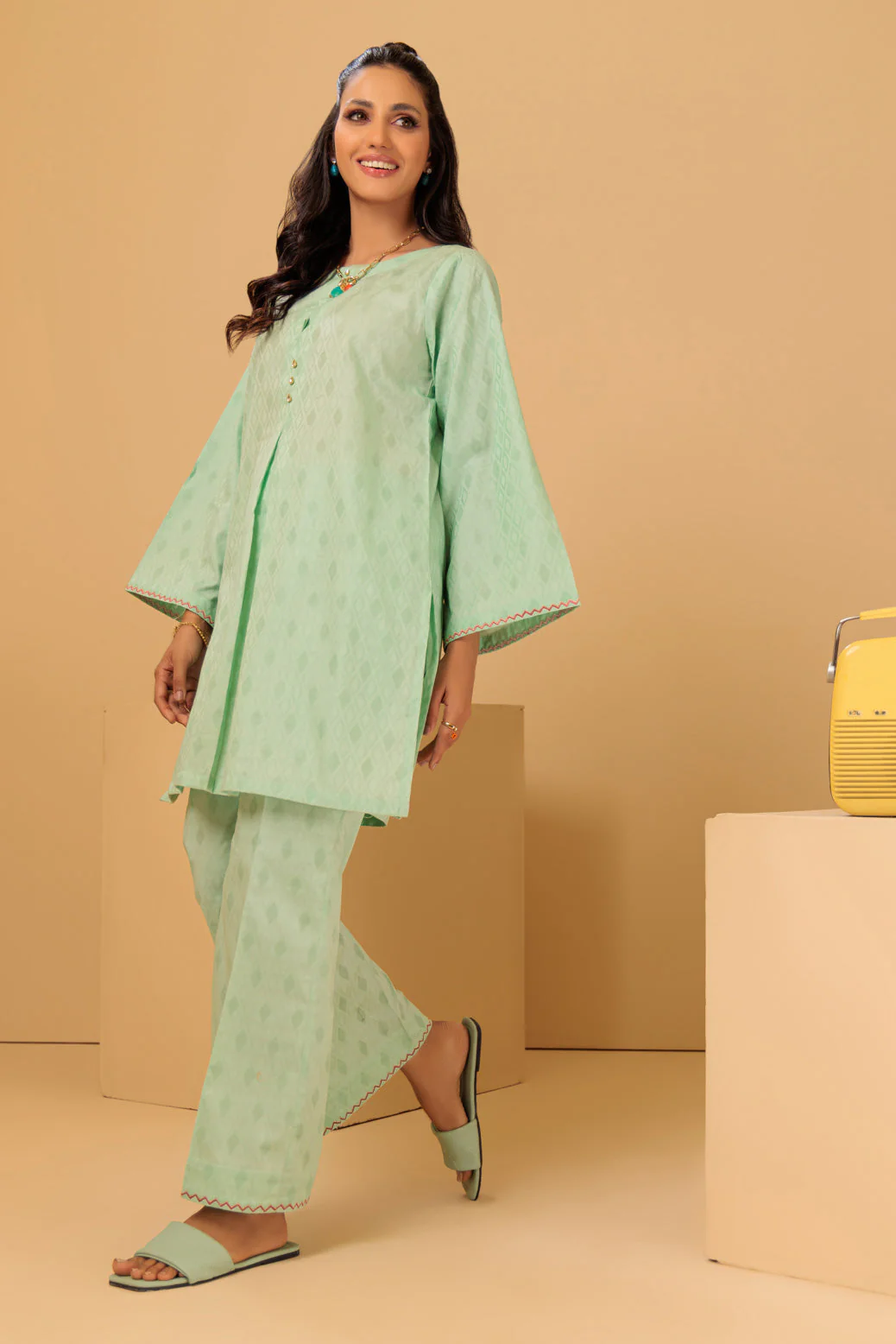 R-GREEN-JACQUARD-2 PIECE (SRS232P42) - Image 3