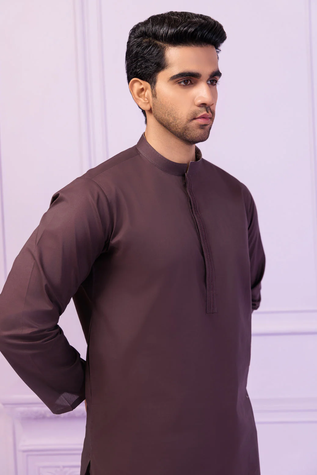 R-WOOD-BLENDED-KURTA SHALWAR - (KSRS24-034) - Image 2