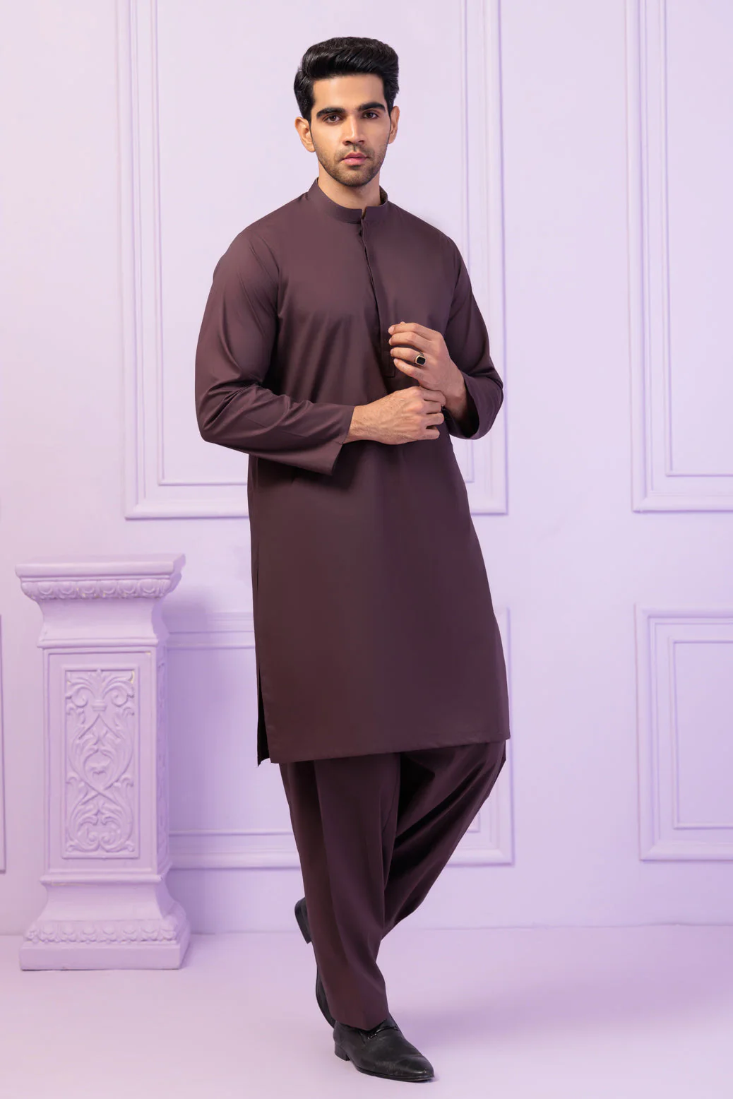 R-WOOD-BLENDED-KURTA SHALWAR - (KSRS24-034) - Image 3