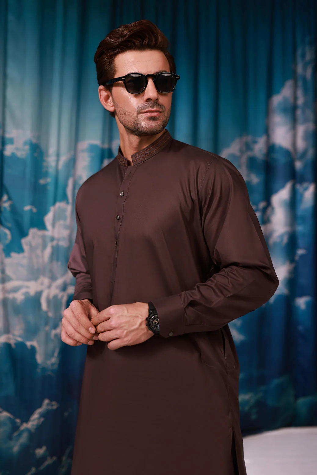 R-WOOD-COTTON-KURTA SHALWAR - (KSRW24-003) - Image 4