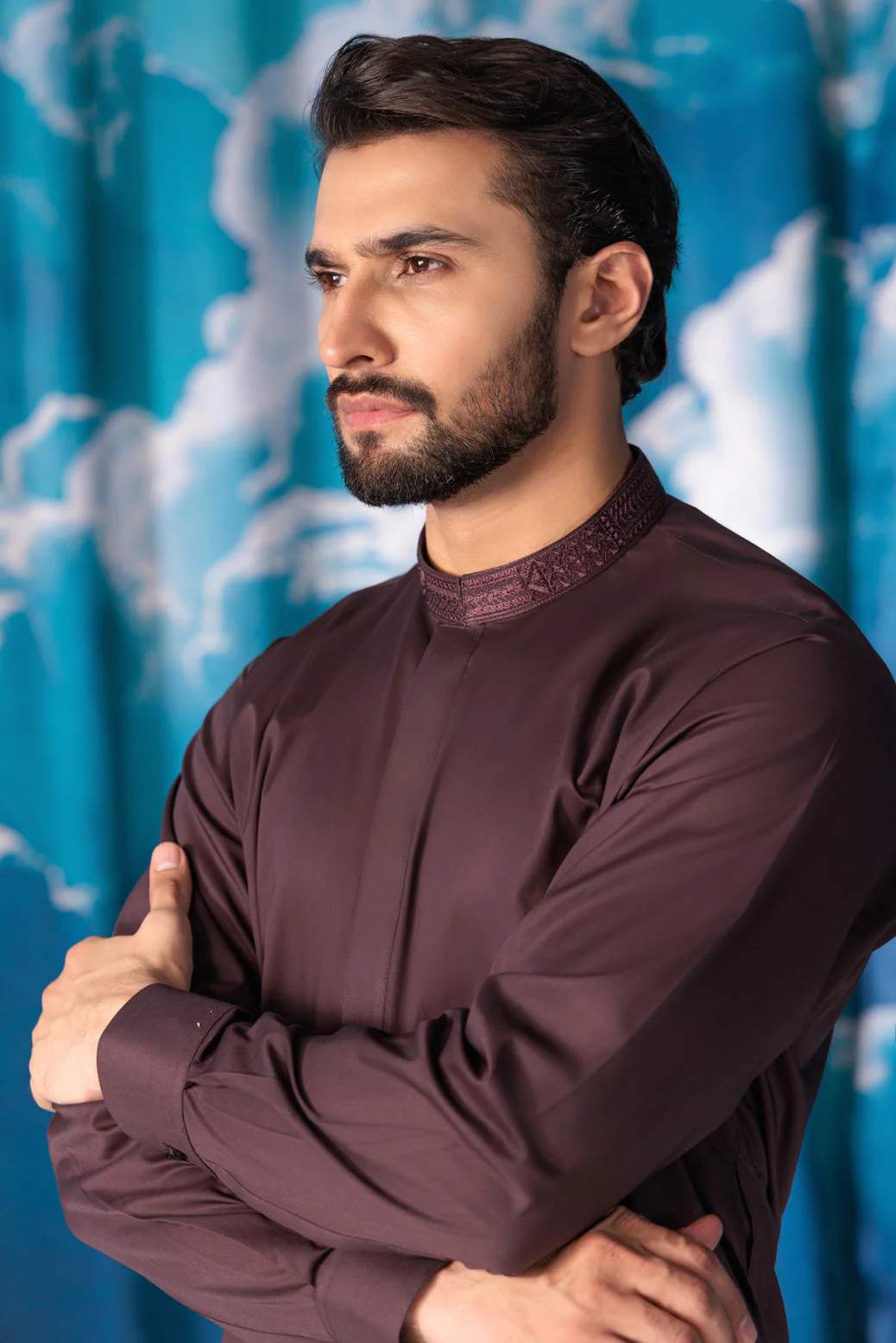 R-WOOD-COTTON-KURTA SHALWAR - (KSRW24-017) - Image 2