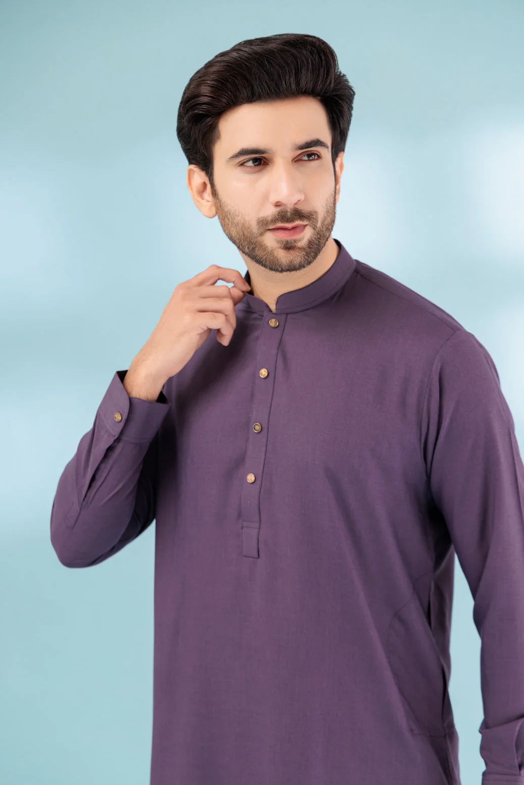 RASIN-BLENDED-KURTA PAJAMA TROUSER - (KSB23-007) - Image 2