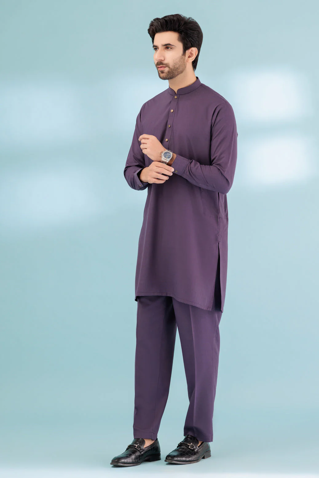 RASIN-BLENDED-KURTA PAJAMA TROUSER - (KSB23-007) - Image 3