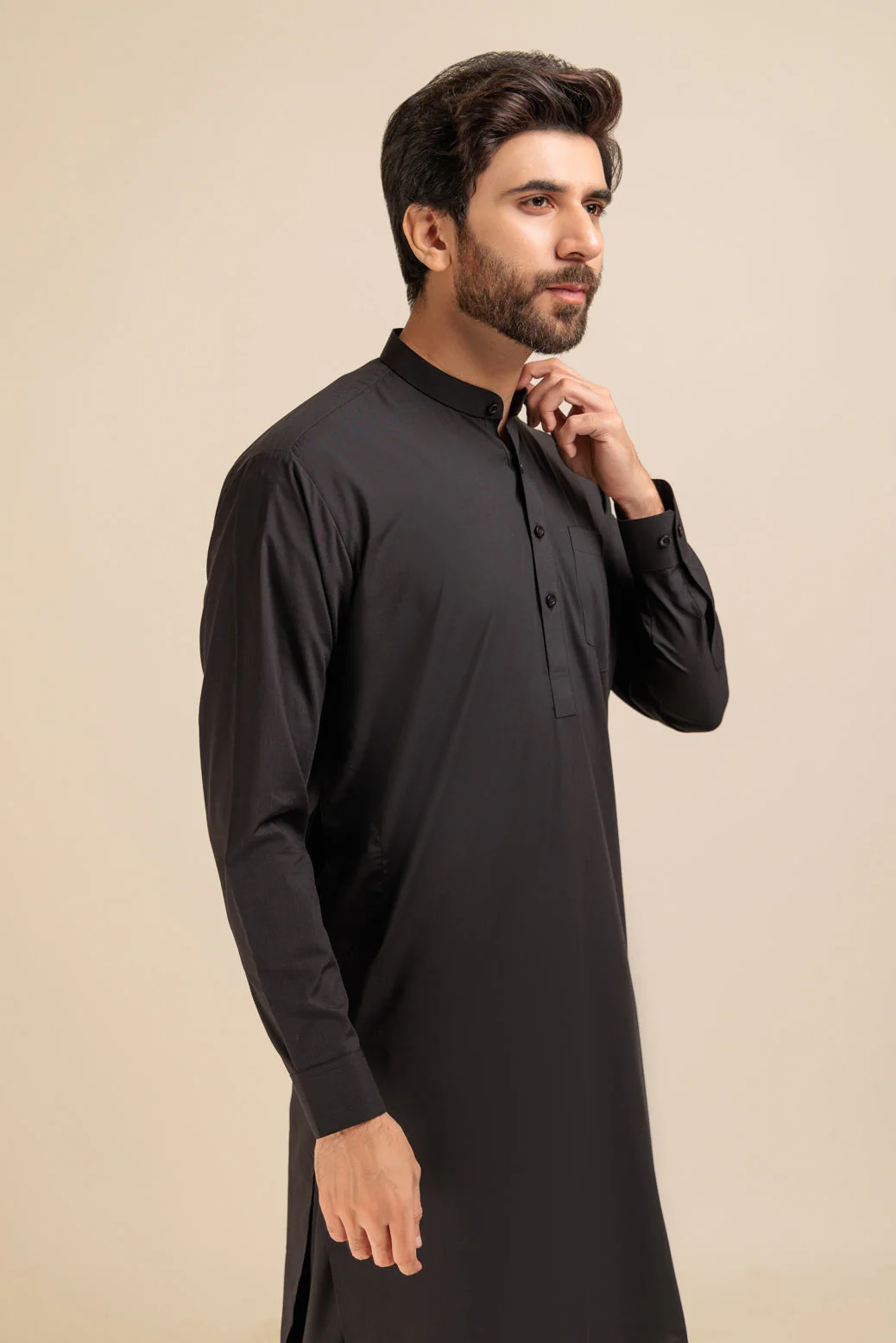 RAVEN-BLENDED-SHALWAR SUIT - (GSBS23-021) - Image 4