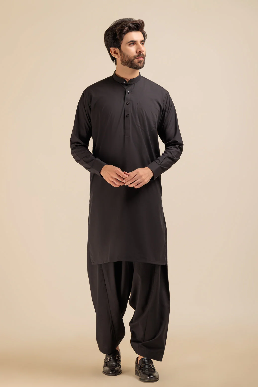 RAVEN-BLENDED-SHALWAR SUIT - (GSBS23-021) - Image 5